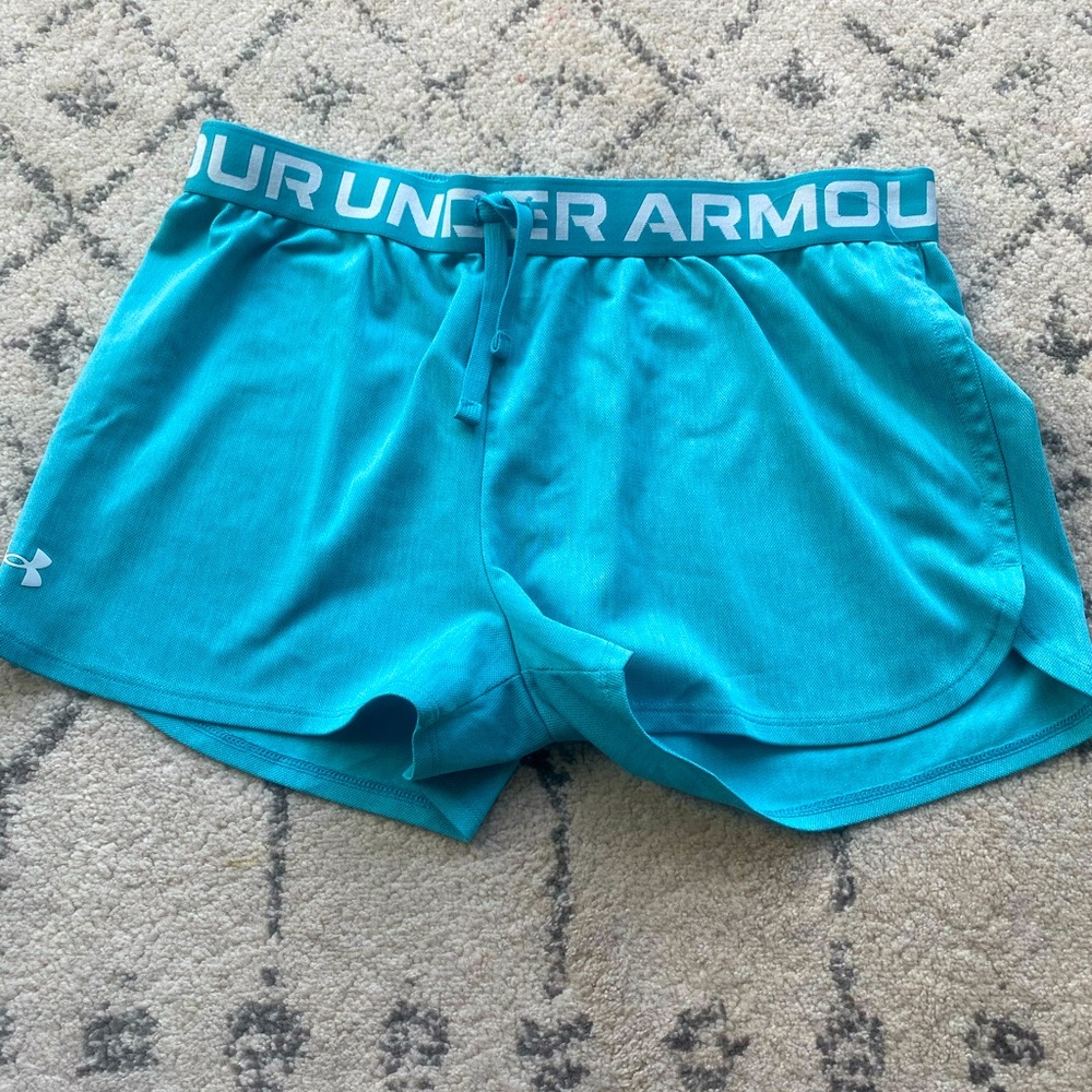 Under armor blue shorts
